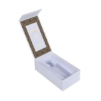 Biologisch abbaubare Schwarz-und Goldgeschenkbox, Pappe Matte Packaging Box With Insert