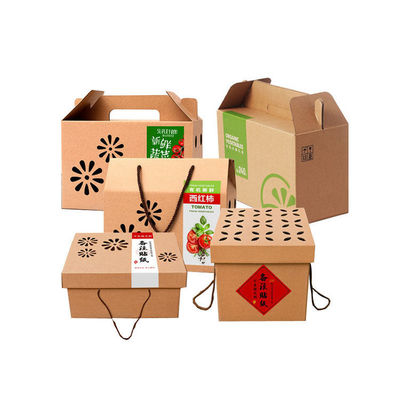 Kundenspezifischer Frucht-Verpackungs-Kasten, der Ardboard-Geschenk-Verpackenkästen faltet