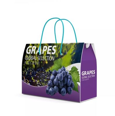 Wellpappen-Trauben-Verpackungs-Kasten recyclebares Dia9cm*H16cm
