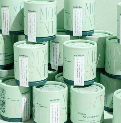100% recyclebarer Pappzylinder-Verpackendeckel und Rahmenkonstruktion