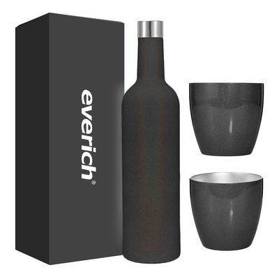500 ml verpackte Weinglas-Sets, Edelstahl, isolierte Sublimation