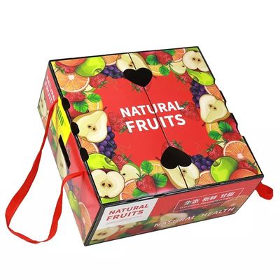 Gemüsepappverpackungs-Kasten-kundenspezifische Druckversandkarton-Kästen für Frucht