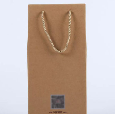 Kundenspezifische Flaschen-Pappverpackungs-Kästen, Wein-Papierverpackenkasten für tragen