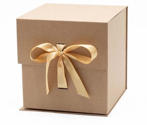 Pappverpackungs-Kasten-faltbare magnetische Schließungs-Geschenkbox Eco freundliche mit Band