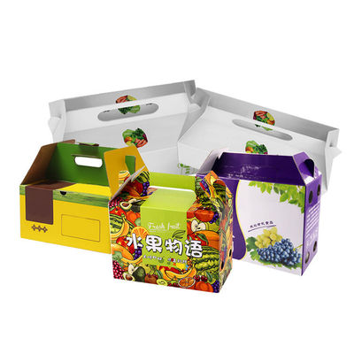 Kundenspezifischer Frucht-Verpackungs-Kasten, der Ardboard-Geschenk-Verpackenkästen faltet