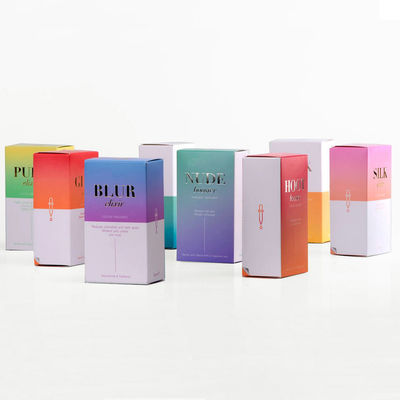 Kundenspezifisches Logo Cosmetic Packaging Box Recycled-Materialien Soem-Willkommen