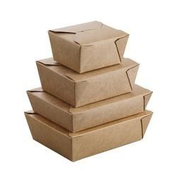 Biologisch abbaubarer Schnellimbiss-Verpackenkasten des ODM-Wegwerfverpacken- der Lebensmittelkasten-800ml