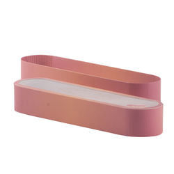 Rosa Macaron-Plätzchen-Geschenkbox-Verpackendrucken recyclebar mit Fenster