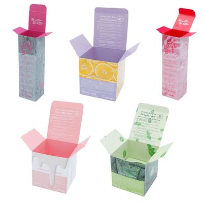 Quadratisches Pappverpackungs-Kasten-biologisch abbaubares Doppeltes versah mit Seiten, Verpackenpapier-Kasten druckend