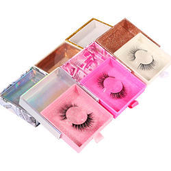 Kundenspezifische Mink Lash Boxes Recycable Private Label-Wimper-Verpackenkasten