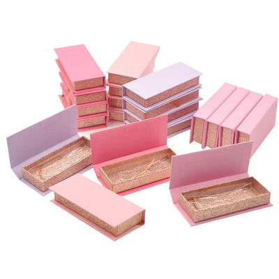Kundenspezifische Mink Lash Boxes Recycable Private Label-Wimper-Verpackenkasten