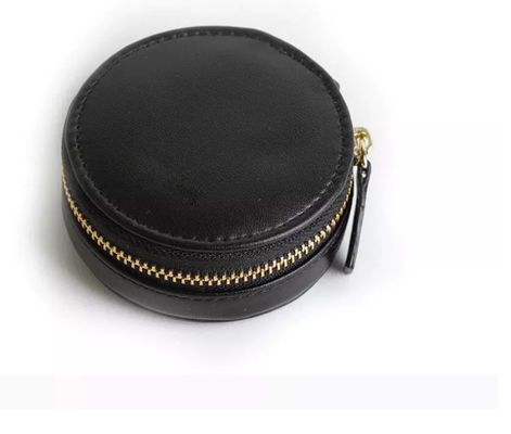 Lederner QC Mini Jewelry Box With Zipper Deboss Kasten Minimalist PUs