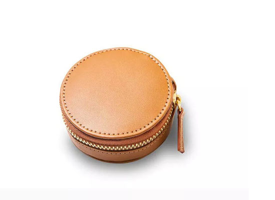 Lederner QC Mini Jewelry Box With Zipper Deboss Kasten Minimalist PUs