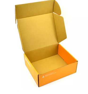 CMYK-Autoteile, die das Kasten-Papier lackiert orange kundenspezifisches LOGO BSCI verpacken