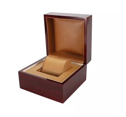 KÖNIGLICHE Uhr-Verpackenkästen für Geschenk-handgemachtes hohes glattes hölzernes