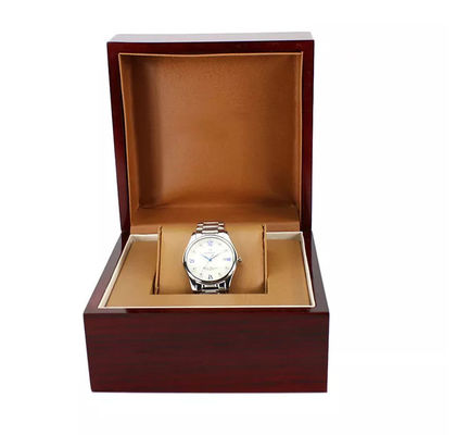 KÖNIGLICHE Uhr-Verpackenkästen für Geschenk-handgemachtes hohes glattes hölzernes