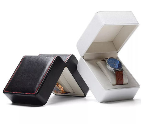 Lederner Uhr-Kasten Sondergröße-Armbanduhr-Verpackenkasten ISO PUs