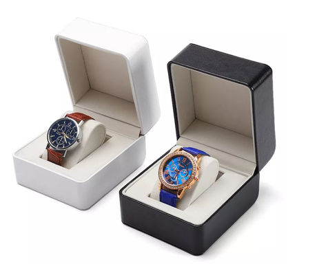 Lederner Uhr-Kasten Sondergröße-Armbanduhr-Verpackenkasten ISO PUs