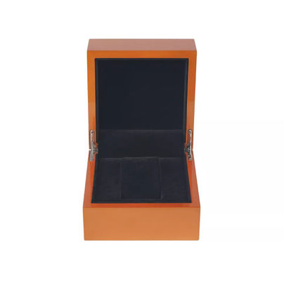Hohe glatte Armbanduhr-Verpackenkasten-Scharnier-Metallhölzernes Uhrgehäuse