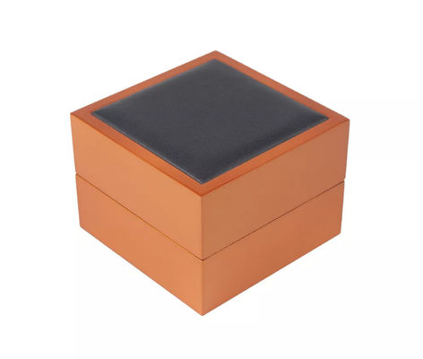 Hohe glatte Armbanduhr-Verpackenkasten-Scharnier-Metallhölzernes Uhrgehäuse