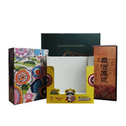 Recyclebare Wein-Geschenkbox-Verpackenkarton-Wellpappe