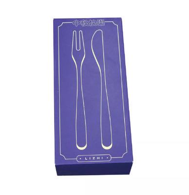 Lackierung Essgeschirr-des Verpackenkasten-Abendessen-Satz-Kastens für Gabel-Löffel