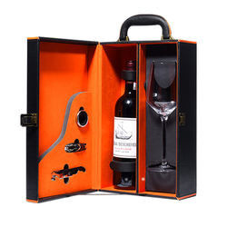 CMYK Litho, welches das Wein-Flaschen-Geschenkboxen ISO-Alkohol-Geschenkbox-Verpacken druckt