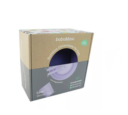Kundenspezifischer Logo Folding Cardboard Box Packaging für Geschirr-Essgeschirr