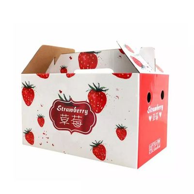 Frische Frucht-Gemüse-Kasten-verpackender gewölbter Karton recyclebar