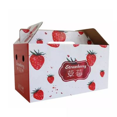 Frische Frucht-Gemüse-Kasten-verpackender gewölbter Karton recyclebar