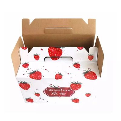 Frische Frucht-Gemüse-Kasten-verpackender gewölbter Karton recyclebar