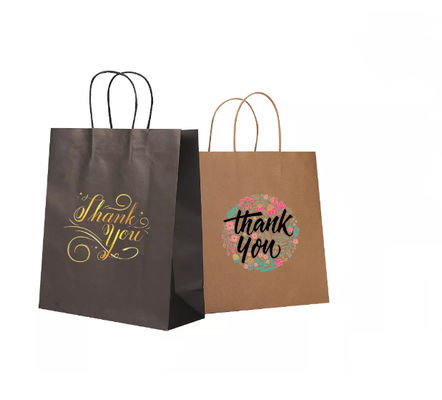 Die Lackierung der Kraftpapier-Handtasche bereitete Brown-Kraftpapier-Tasche SGS auf