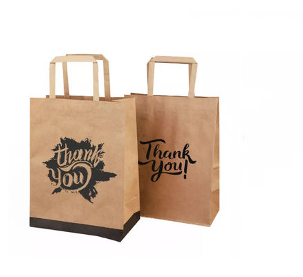 Die Lackierung der Kraftpapier-Handtasche bereitete Brown-Kraftpapier-Tasche SGS auf
