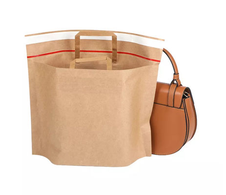 Biologisch abbaubare Kraftpapier-Tote Bag ISO der Kraftpapier-Handtaschen-CMYK