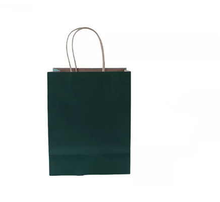Griff-Kraftpapier-Handtasche dauerhaftes Pantone nehmen Nahrungsmitteltasche weg