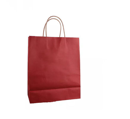 Griff-Kraftpapier-Handtasche dauerhaftes Pantone nehmen Nahrungsmitteltasche weg