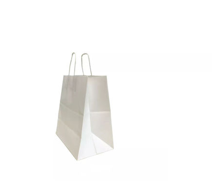 Tragbare Kraftpapier-Handtaschen-Mitnehmereinkaufsgeschenk-Tasche, die ODM verpackt