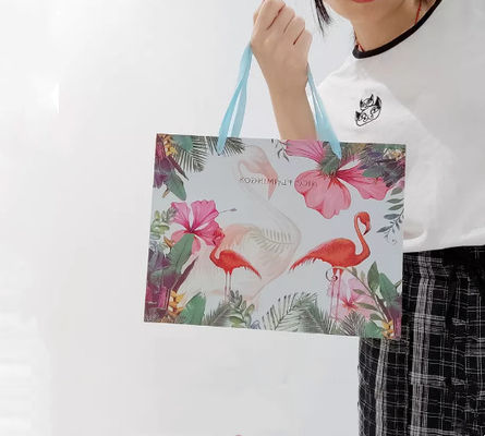 Kundenspezifische Kleidungs-Verpackentaschen-recyclebare korporative fördernde Taschen Kraftpapier ODM