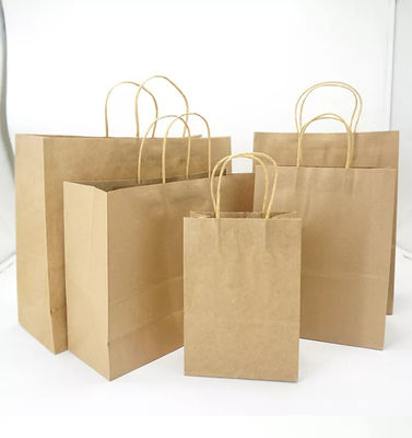 Verpackentasche einfaches Brot-Kraftpapiers bereitete biologisch abbaubares Druckbuntes auf