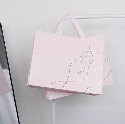 Kraftpapier bereitete Fördermaschinen-Taschen-Pappzugschnur-Griff-Einkaufstasche auf