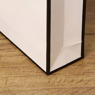 Recyclebare Kraftpapier-Handtaschen-Pappseil-Griff-Geschenk-Tasche ISO