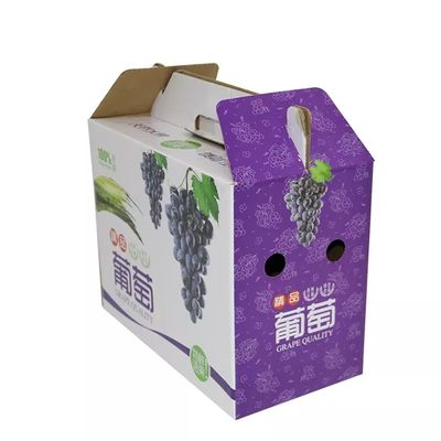 Wellpappen-Trauben-Verpackungs-Kasten recyclebares Dia9cm*H16cm