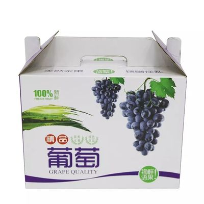 Wellpappen-Trauben-Verpackungs-Kasten recyclebares Dia9cm*H16cm