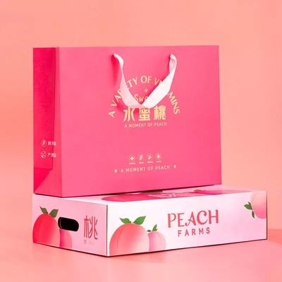 Wellpappfrucht-Verpackenkästen, die Apple-Verpackungs-Kästen lackieren