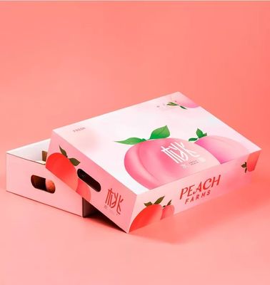Wellpappfrucht-Verpackenkästen, die Apple-Verpackungs-Kästen lackieren