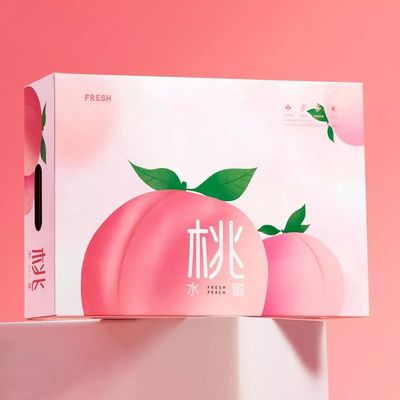 Wellpappfrucht-Verpackenkästen, die Apple-Verpackungs-Kästen lackieren