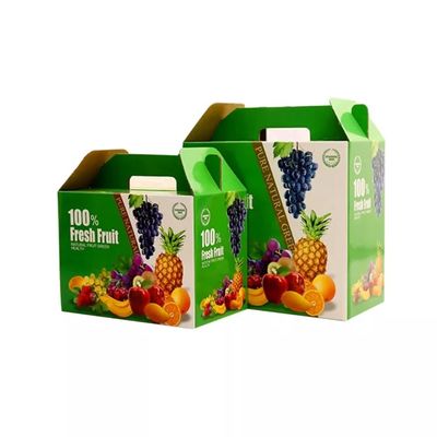CMYK-Obstverpackungsboxen Wellpappe-Obstbox nach Maß