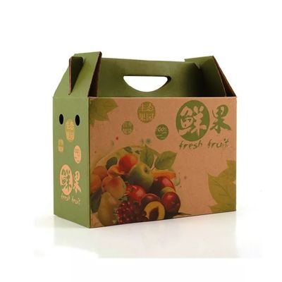 CMYK-Obstverpackungsboxen Wellpappe-Obstbox nach Maß