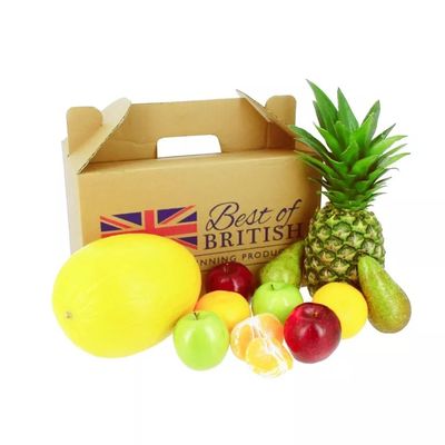 CMYK-Obstverpackungsboxen Wellpappe-Obstbox nach Maß