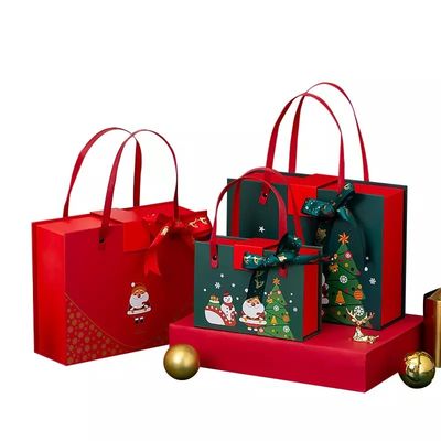 Gewölbtes Weihnachtsgeschenk PMS-Weihnachtspappgeschenkboxen ISO-gestrichenen Papiers